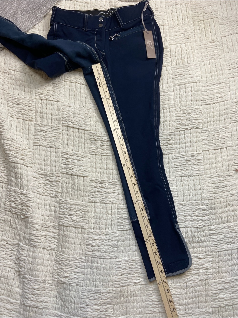 NWT Goode Rider Breeches Pro Rider Equestrian Pant 26 Regular Navy Jodphur - Picture 14 of 15